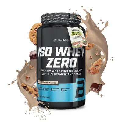 BioTech USA Iso Whey ZERO · Бисквита с крем · 908 г