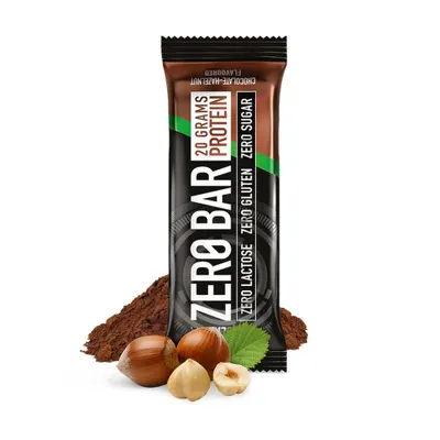BioTech USA Zero Bar · Шоколад и лешник · 50 г