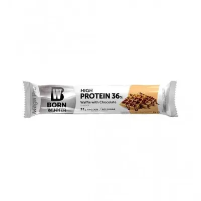 Born Winner Mega Pro 36% High Protein Bar Гофрета с шоколад · 85 g