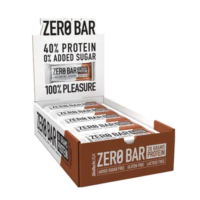 BioTech USA Zero Bar · Двоен шоколад · 50 г