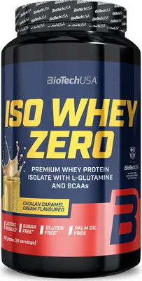 BioTech USA Iso Whey ZERO · Catalan Caramel Cream · 908 г