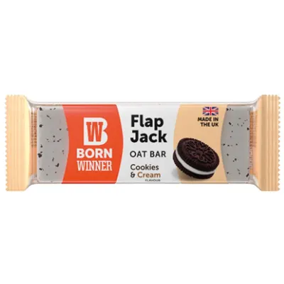 Born Winner Flap Jack Oat Bar | with Topping · Шоколад и кокос · 100 г