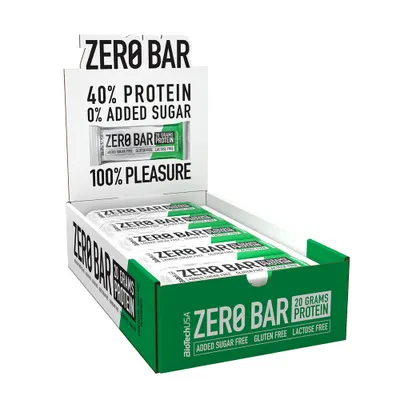 BioTech USA Zero Bar · Chocolate & hazelnut · 20 x 50 g