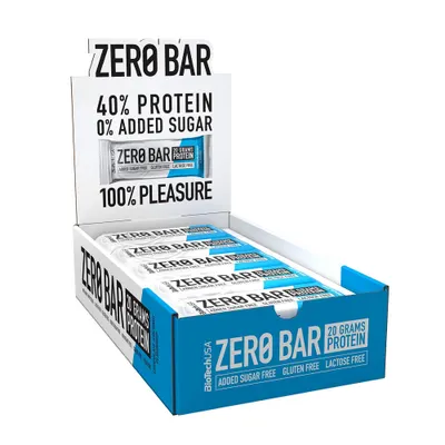 BioTech USA Zero Bar · Шоколад и кокос · 20 x 50 г