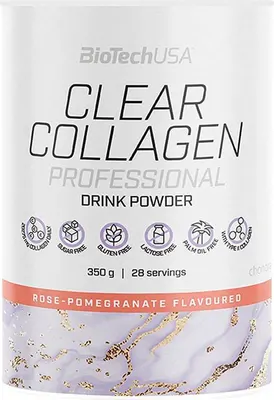 BioTech USA Clear Collagen Professional · Rose & Pomegranate · 350 г