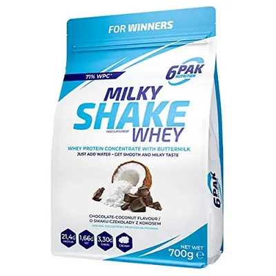 6PAK Nutrition Milky Shake Whey · Шоколад и кокос · 700 г