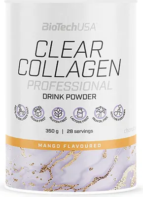 BioTech USA Clear Collagen Professional · Mango · 350 g
