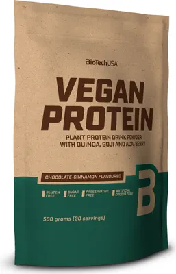 BioTech USA Vegan Protein · Ванилова торта · 500 г