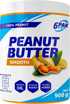 6PAK Nutrition Peanut Butter Pak Smooth · 908 г