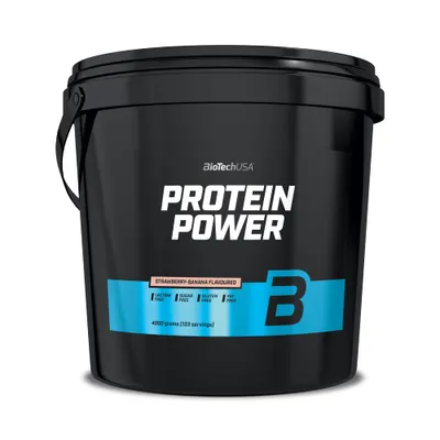 BioTech USA Protein Power · Ягода и банан · 4 кг