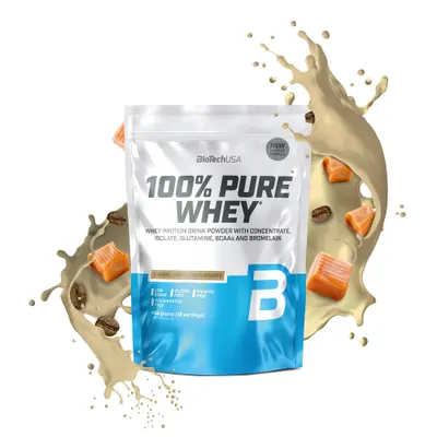 BioTech USA 100% Pure Whey · Карамел и капучино · 454 г