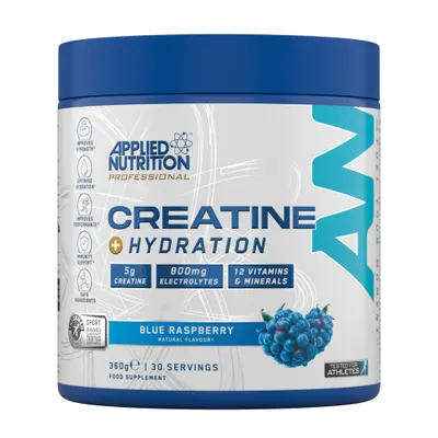 Applied Nutrition Creatine + Hydration | with Electrolytes & Vitamins · Синя малина · 360 г