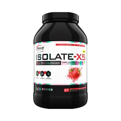 Genius Nutrition Isolate-X5 · Дива ягода · 2 кг