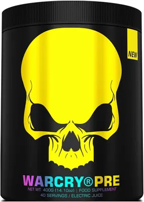 Genius Nutrition WarCry PRE / Pre-Workout · Electric Juice · 400 г
