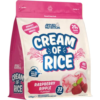 Applied Nutrition Cream of Rice | Easy Digesting & Great Tasting Complex Carbohydrates · Raspberry Ripple · 1 кг