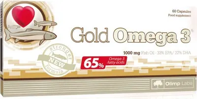 Olimp Gold Omega 3 - 65% · 60 капсули