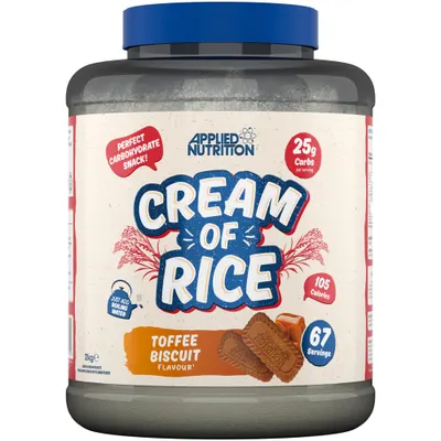 Applied Nutrition Cream of Rice | Easy Digesting & Great Tasting Complex Carbohydrates · Бисквита с тофи · 2 кг