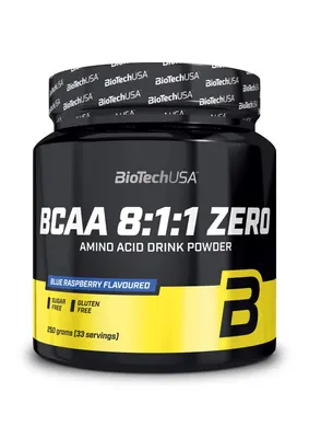 BioTech USA BCAA 8:1:1 Zero · Синя малина · 250 г