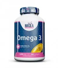 Haya Labs Omega 3 1000mg. · 100 софтгел капсули