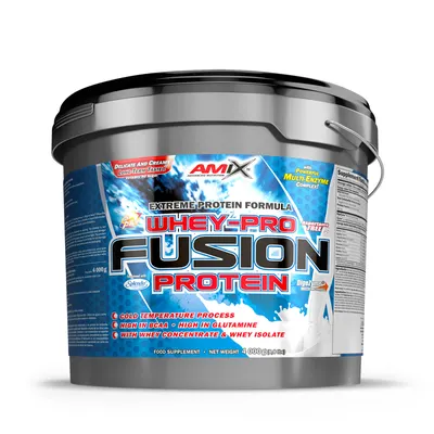 Amix Whey Pure Fusion · Мока, шоколад и кафе · 4 кг