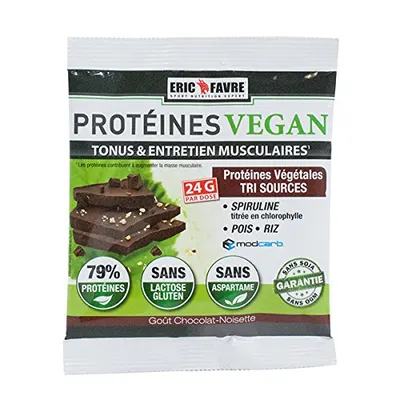 Eric Favre Protein Vegan | Tri Sources · Шоколад и лешник · 30 г