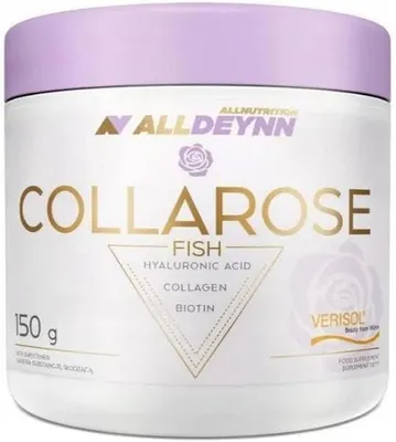 AllNutrition AllDeynn | CollaRose Fish - Marine Collagen with Hyaluronic Acid · Портокал · 150 г