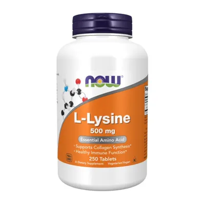 NOW Foods L-Lysine 500 mg · 250 таблетки