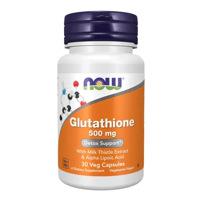 NOW Foods Glutathione 500 mg · 30 капсули