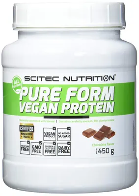 Scitec Green Series Pure Form Vegan Protein · Шоколад · 450 г