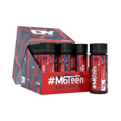 Dorian Yates Nutrition M6Teen Explosive / Pre-Workout Shot · Cherry · 12 x 60 ml
