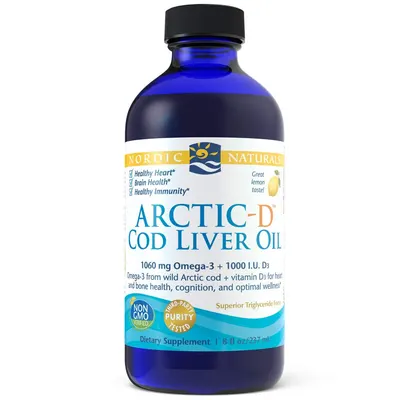 Nordic Naturals Arctic Cod Liver Oil 1060 mg · Strawberry · 237 ml