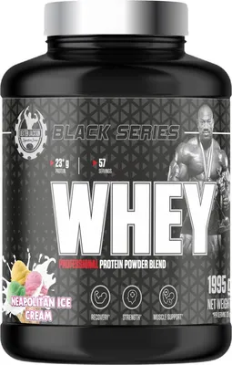 Dexter Jackson Signature Series Black Series | Whey Protein · Неаполитански сладолед · 1,995 кг