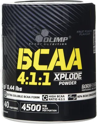 Olimp BCAA 4:1:1 · Плодов пунш · 200 г