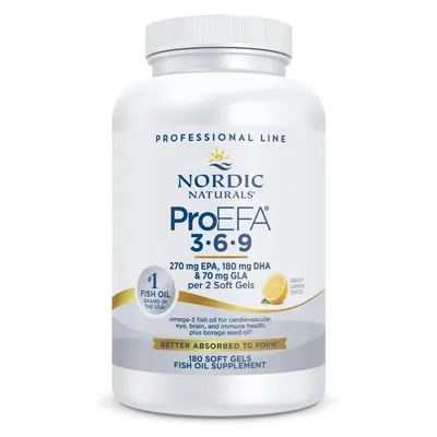 Nordic Naturals ProEFA - Omega 3.6.9 · Lemon · 180 softgels
