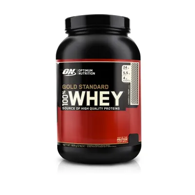 Optimum Nutrition 100% Whey Gold Standard · Cookies & cream · 908 g