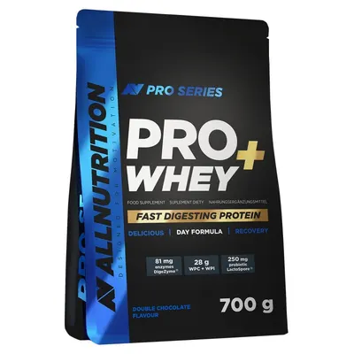 Allnutrition Pro Whey+ - Суроватъчен Протеин Концентрат + Изолат · Salted caramel · 700 g