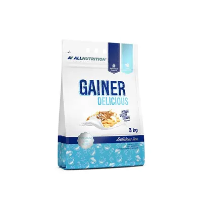 Allnutrition Gainer Delicious - Гейнър · Ягодов сладолед · 3 кг