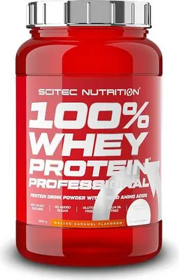 Scitec 100% Whey Protein Professional · Солен карамел · 920 г