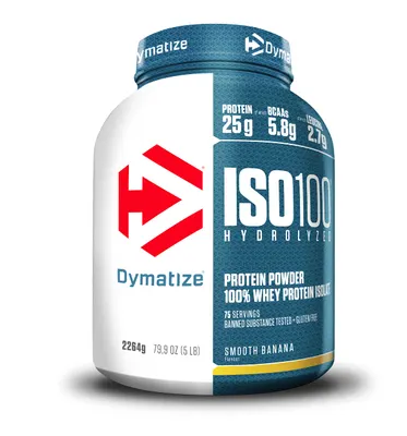 Dymatize ISO 100 Hydrolyzed · Banana · 2.264 kg