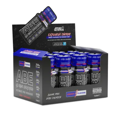 Applied Nutrition ABE Shot | All Black Everything Pre-Workout · Енергийна напитка · 12 x 60 мл