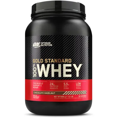 Optimum Nutrition - 100% Whey Gold Standard · Шоколад и лешник · 908 г