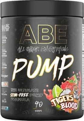 Applied Nutrition ABE Pump - Stim-Free - Азотен бустер · Тигрова кръв · 500 g