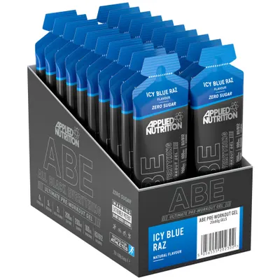 Applied Nutrition ABE Gel | All Black Everything Pre-Workout · Синя малина · 20 x 60 г