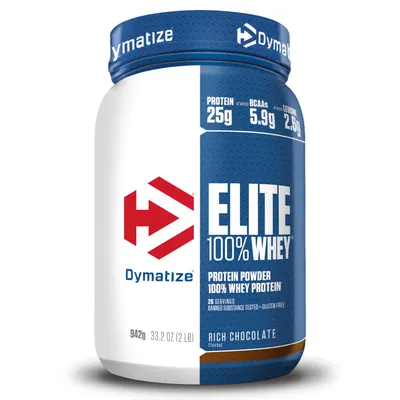 Dymatize Elite 100% Whey · Шоколад · 942 г