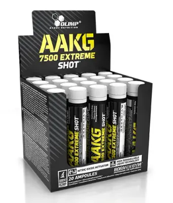 Olimp AAKG 7500 Extreme Shot · Грейпфрут · 20 ампули