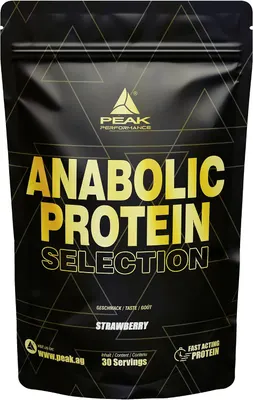 PEAK Anabolic Protein Selection · Ягода · 900 г