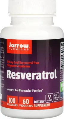 Jarrow Formulas Resveratrol 100 mg · 60 capsules