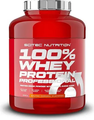 Scitec 100% Whey Protein Professional · Солен карамел · 2,35 кг