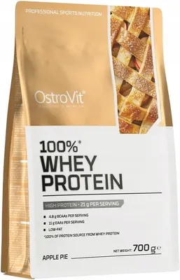 OstroVit Whey Protein | 100% Whey Protein Concentrate · Ябълков пай · 700 г