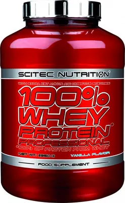 Scitec 100% Whey Protein Professional · Ванилия · 2,35 кг